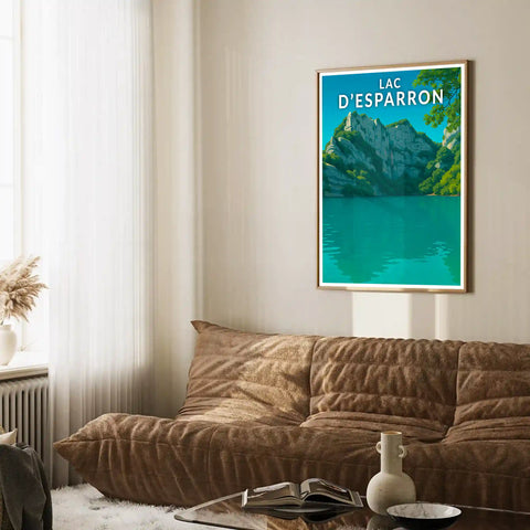 Affiche - Lac d'Esparron