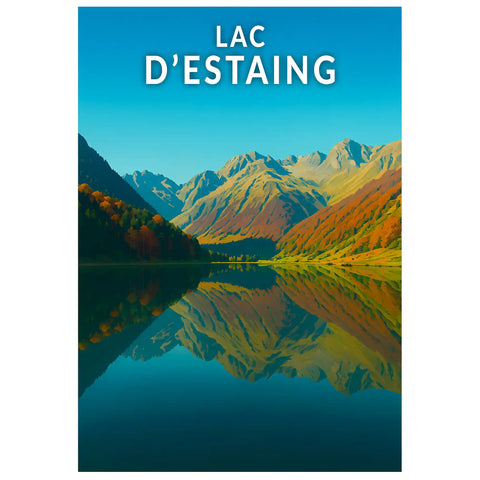 Affiche - Lac d'Estaing