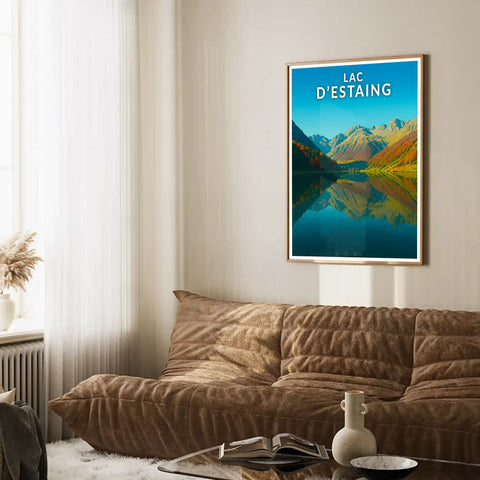Affiche - Lac d'Estaing