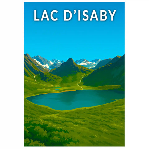 Affiche - Lac d'Isaby