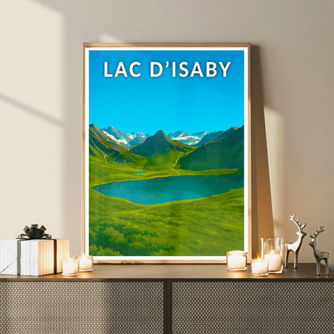 Affiche - Lac d'Isaby