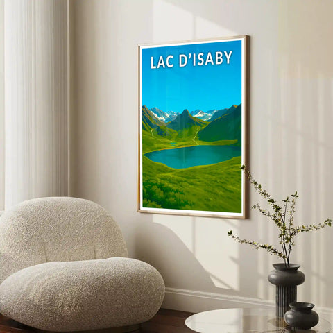 Affiche - Lac d'Isaby