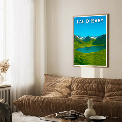 Affiche - Lac d'Isaby