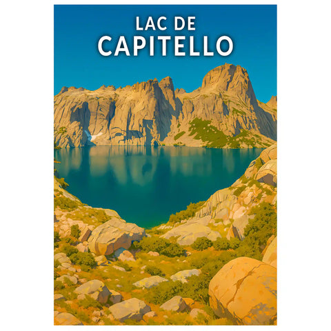 Affiche - Lac de Capitello