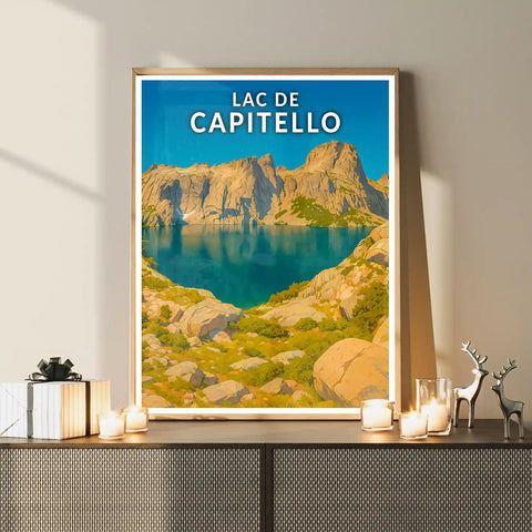 Affiche - Lac de Capitello