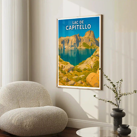 Affiche - Lac de Capitello