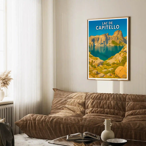 Affiche - Lac de Capitello