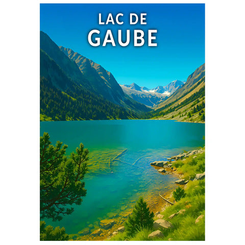 Affiche - Lac de Gaube