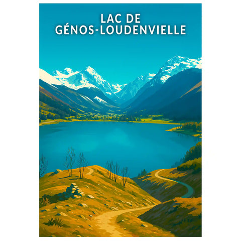Affiche - Lac de Génos-Loudenvielle