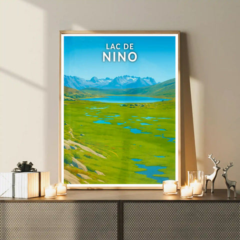 Affiche - Lac de Nino