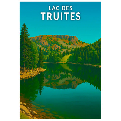 Affiche - Lac des Truites