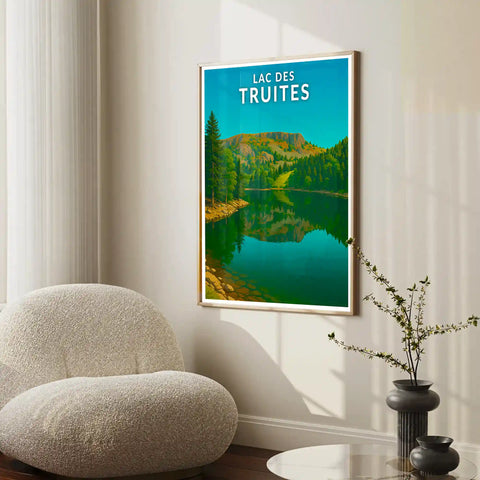 Affiche - Lac des Truites