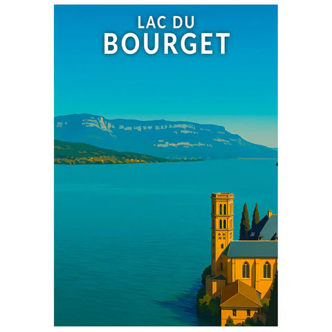 Affiche - Lac du Bourget