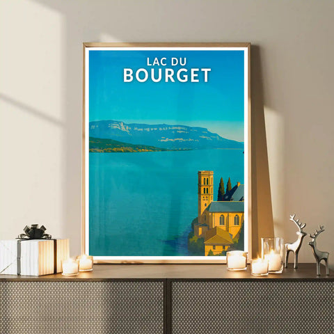 Affiche - Lac du Bourget