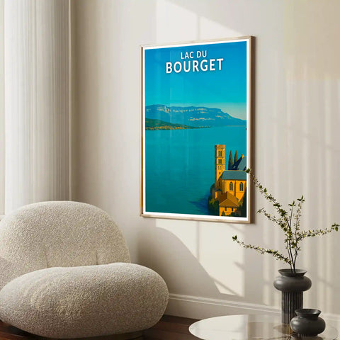 Affiche - Lac du Bourget