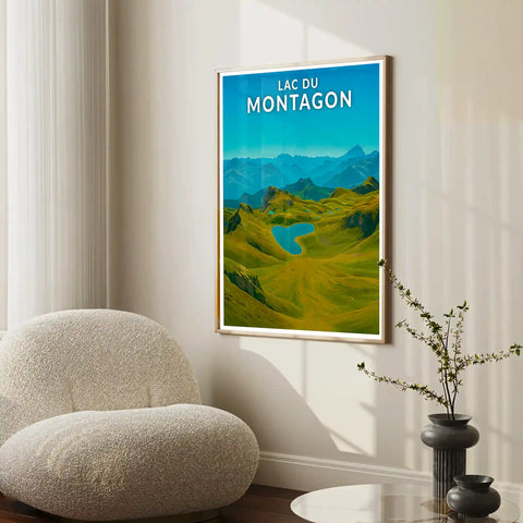 Affiche - Lac du Montagnon