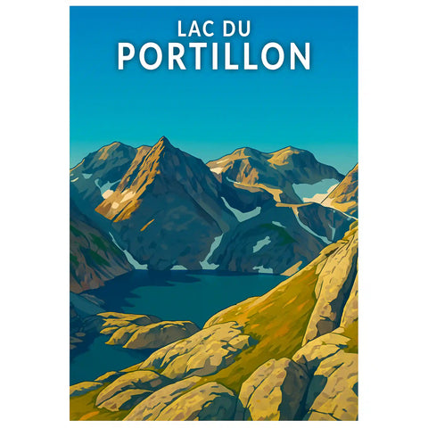 Affiche - Lac du Portillon