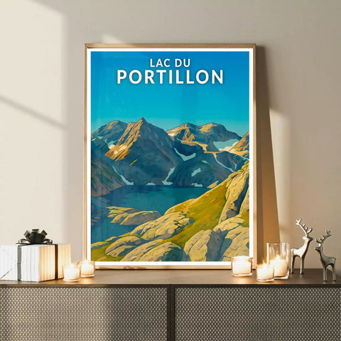 Affiche - Lac du Portillon
