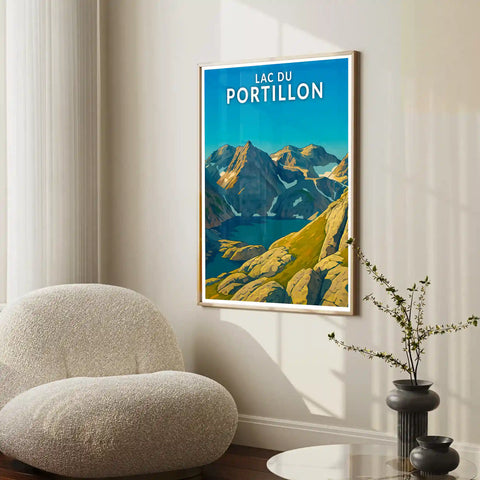 Affiche - Lac du Portillon