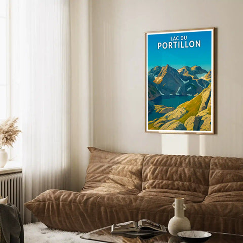 Affiche - Lac du Portillon
