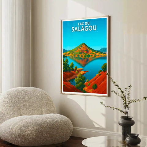 Affiche - Lac du Salagou