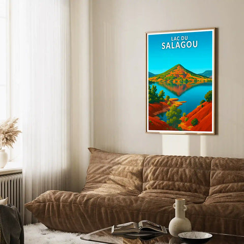 Affiche - Lac du Salagou