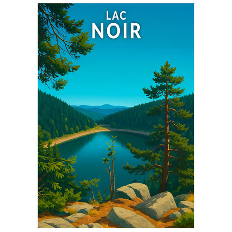 Affiche - Lac Noir