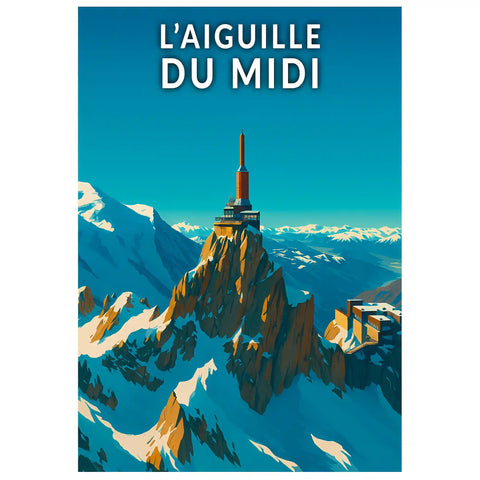Affiche - L'Aiguille du Midi