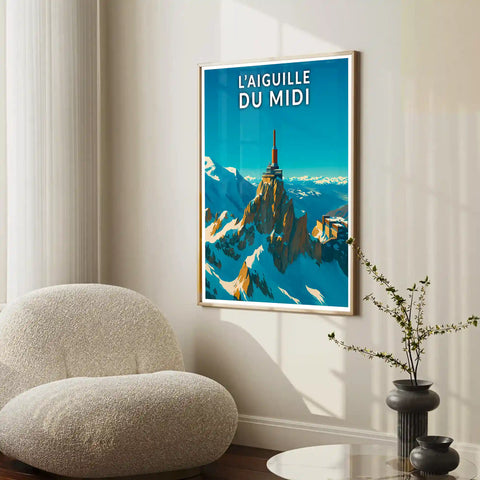 Affiche - L'Aiguille du Midi