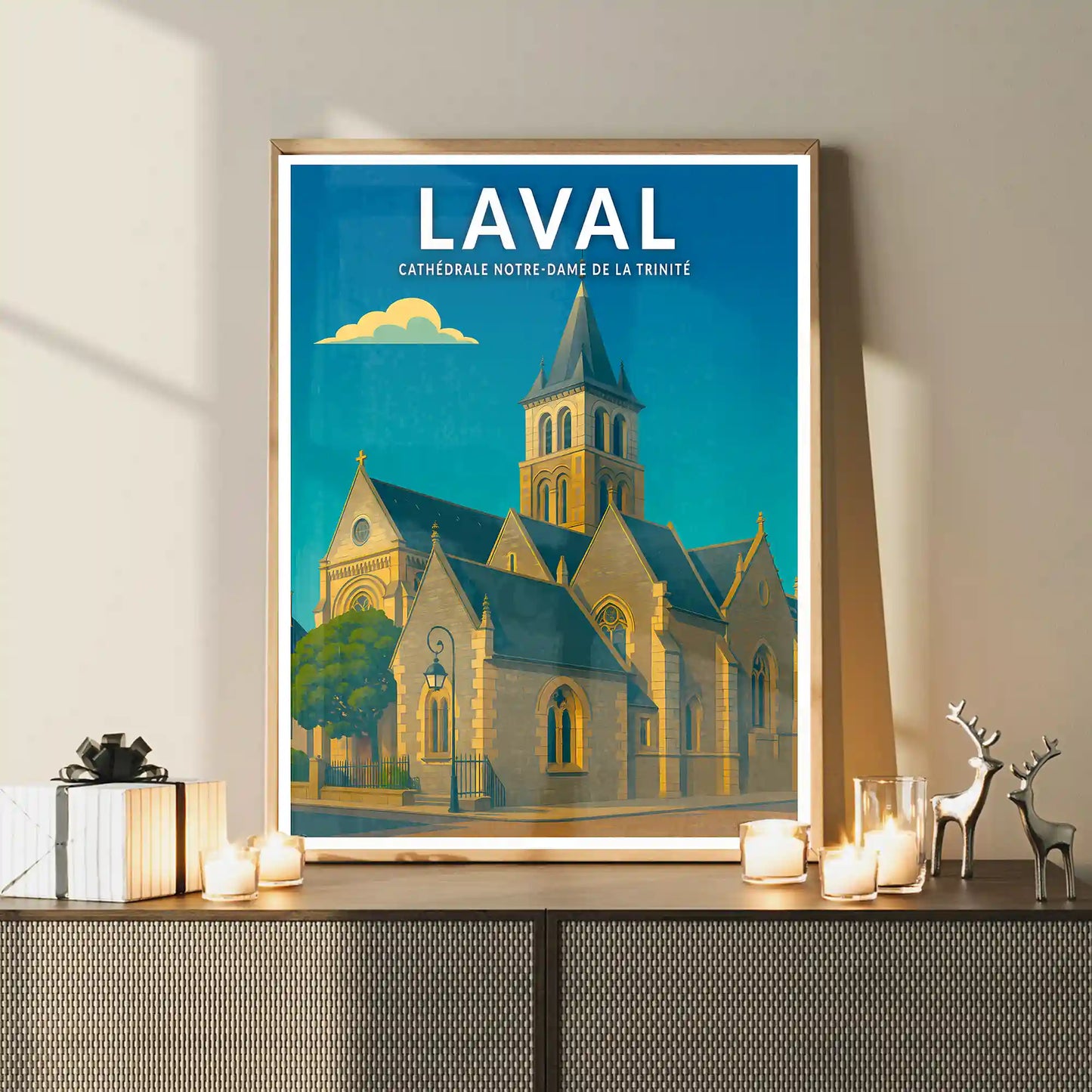 Affiche - Laval - Cathédrale Notre-Dame de la Trinité