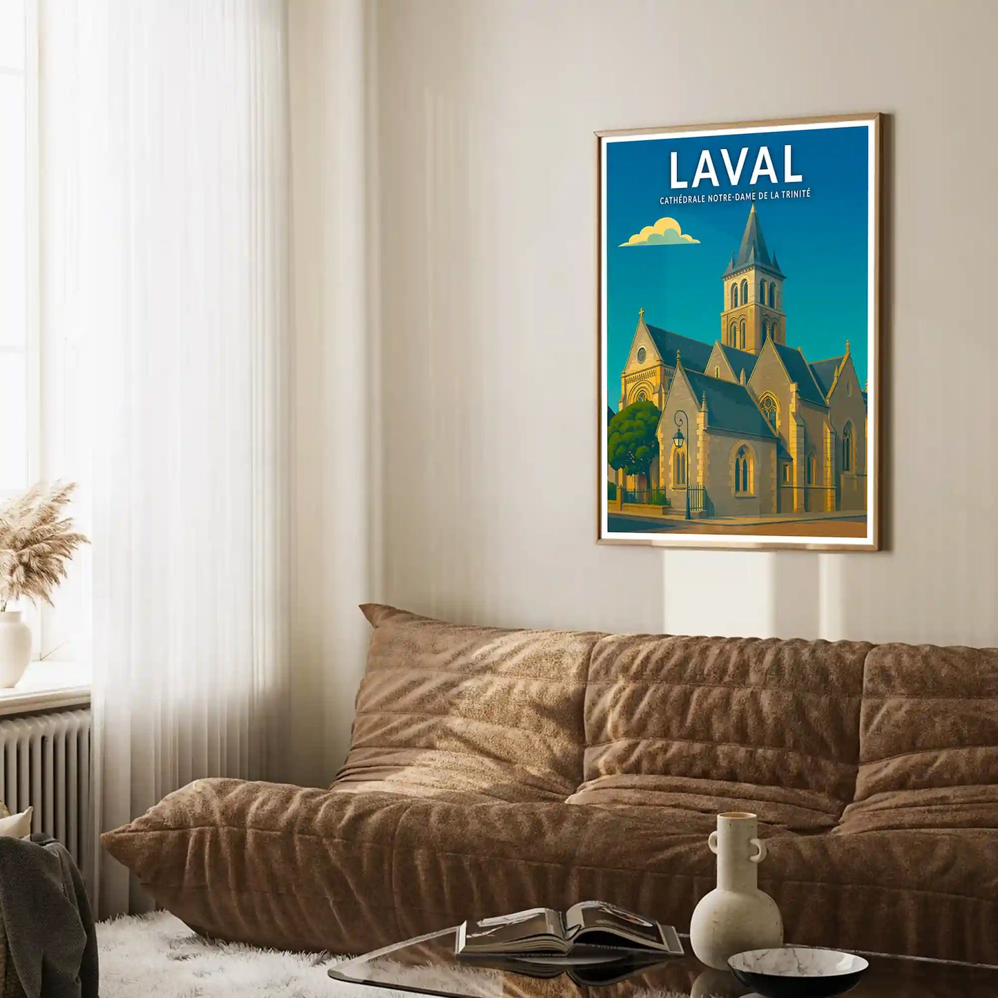 Affiche - Laval - Cathédrale Notre-Dame de la Trinité