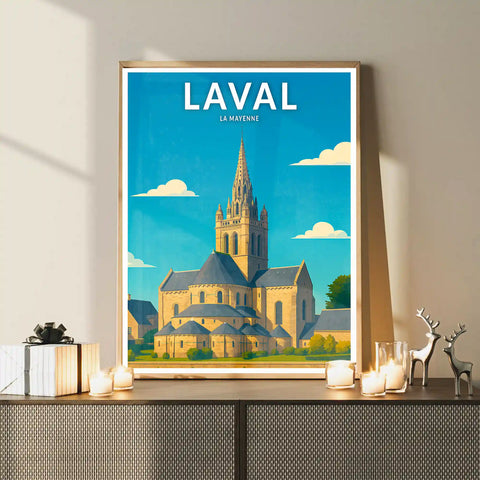 Affiche - Laval - La Mayenne