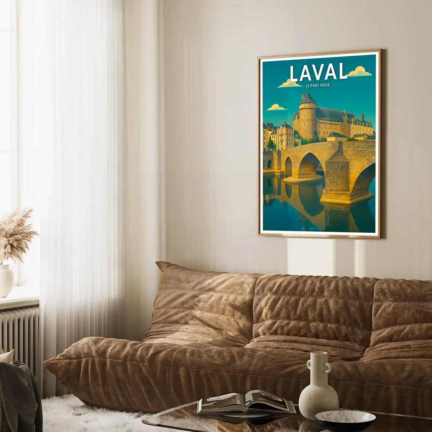 Affiche - Laval - Le Pont Vieux
