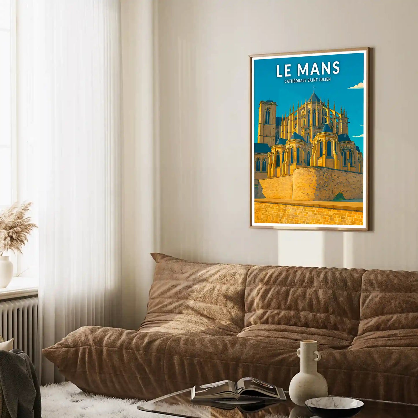 Affiche - Le Mans - Cathédrale Saint-Julien