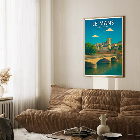 Affiche - Le Mans - Cité Plantagenêt