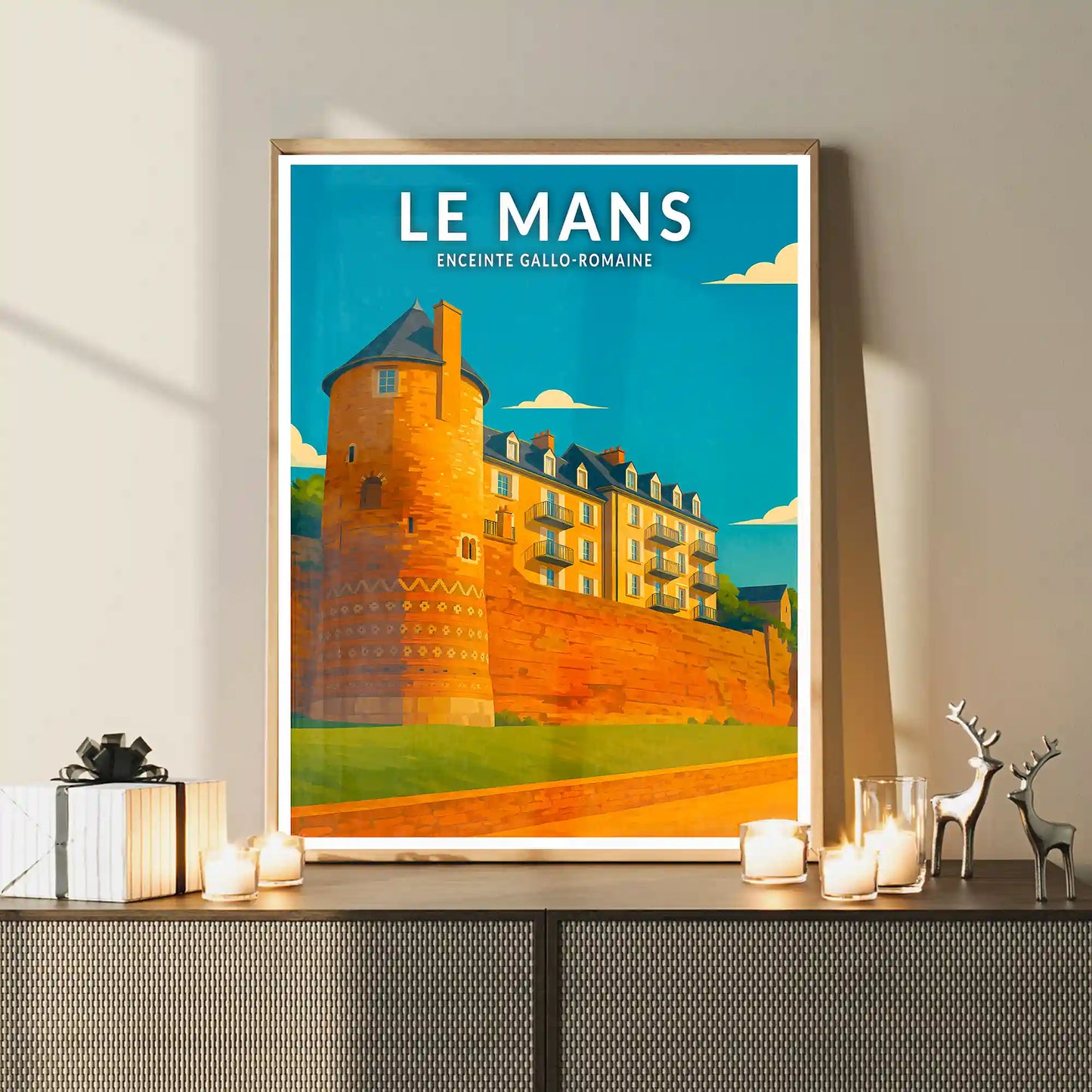 Affiche - Le Mans - Enceinte Gallo-Romaine