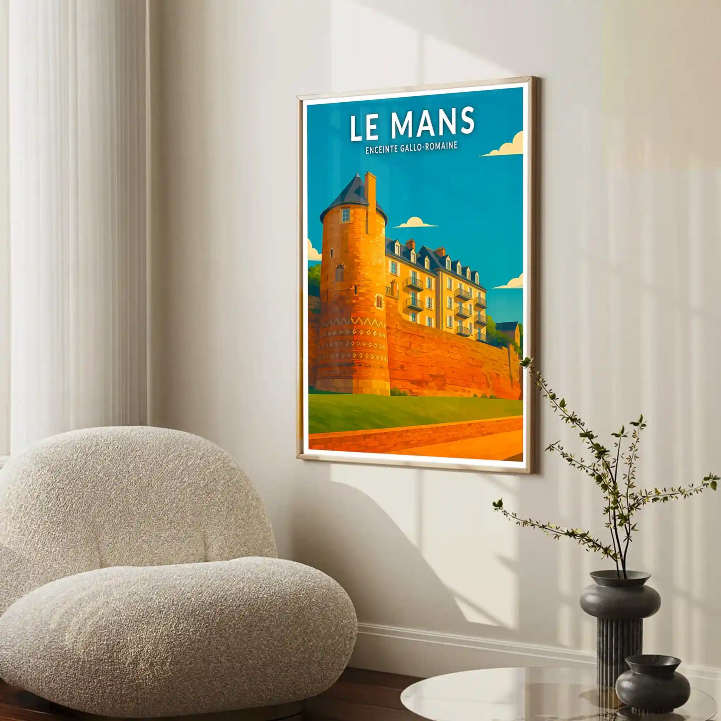 Affiche - Le Mans - Enceinte Gallo-Romaine