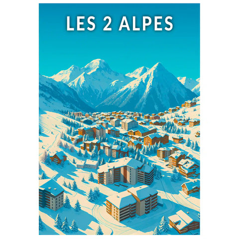Affiche - Les 2 Alpes