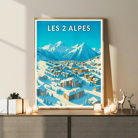 Affiche - Les 2 Alpes