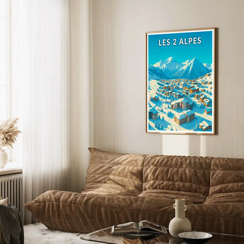 Affiche - Les 2 Alpes