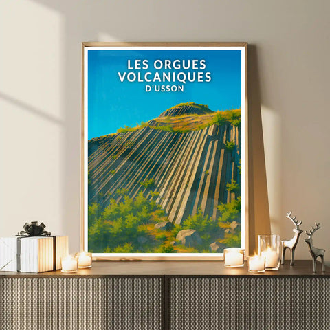 Affiche - Les Orgues Volcaniques d'Usson
