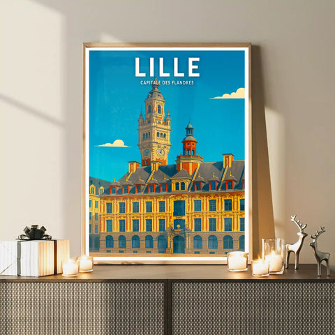 Affiche - Lille - Capitale des Flandres