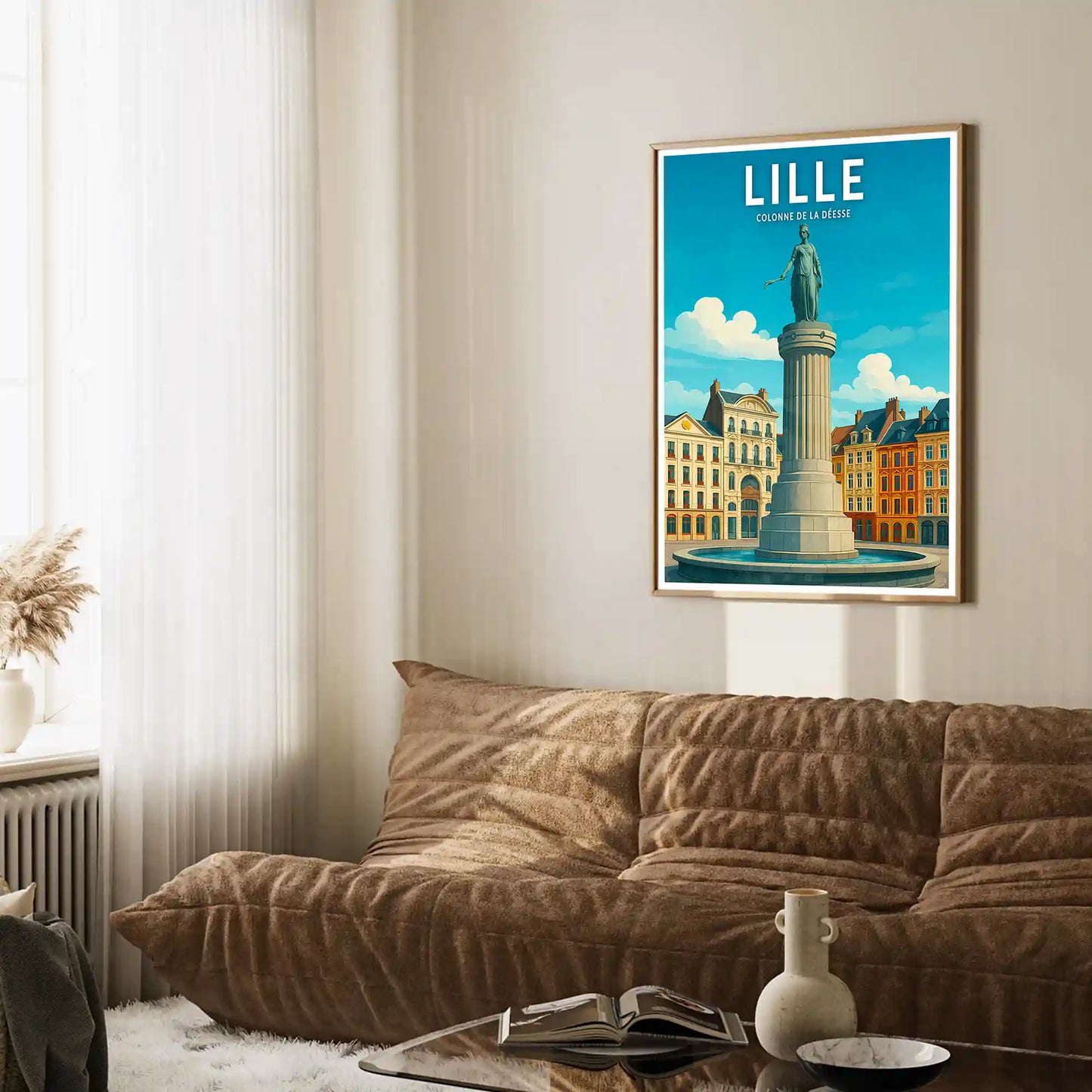 Affiche - Lille - Colonne de la Déesse