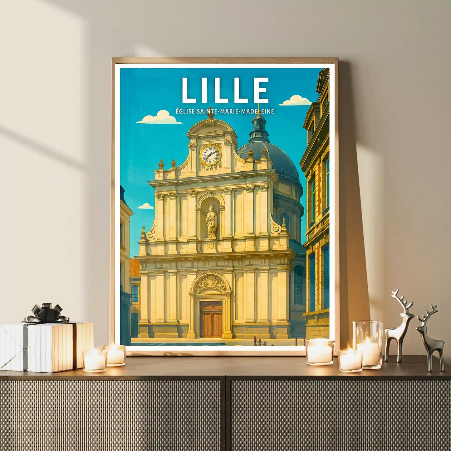 Affiche - Lille - Église Sainte-Marie-Madeleine
