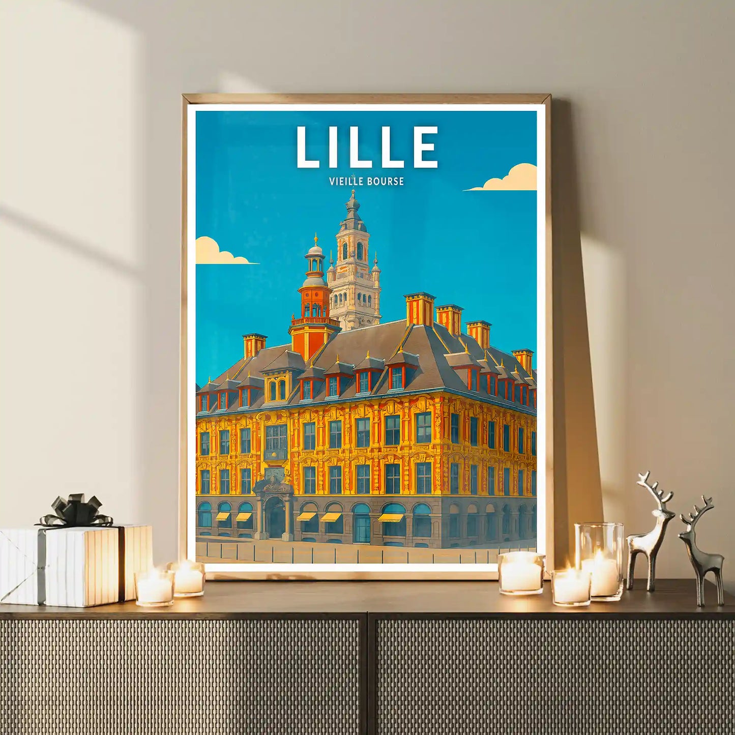 Affiche - Lille - Vieille Bourse