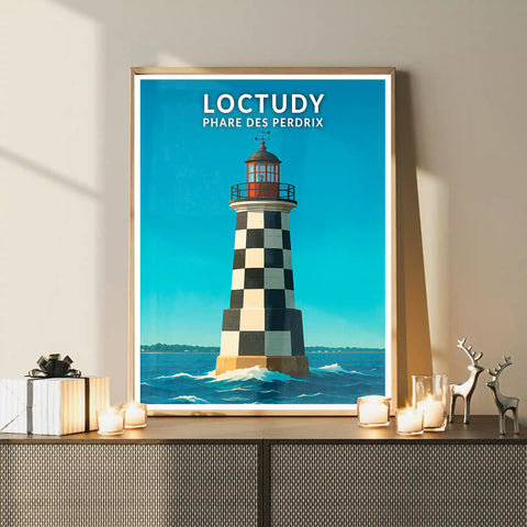 Affiche - Loctudy - Phare des Perdrix