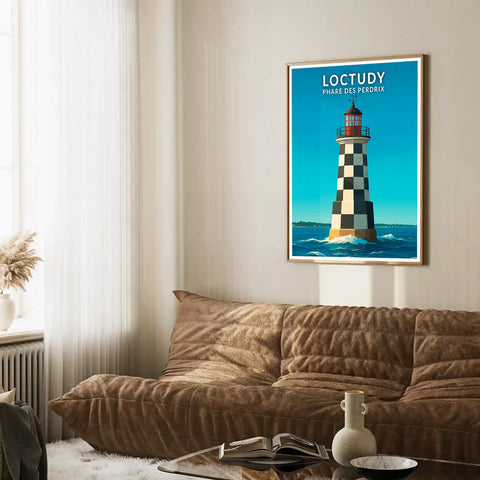 Affiche - Loctudy - Phare des Perdrix