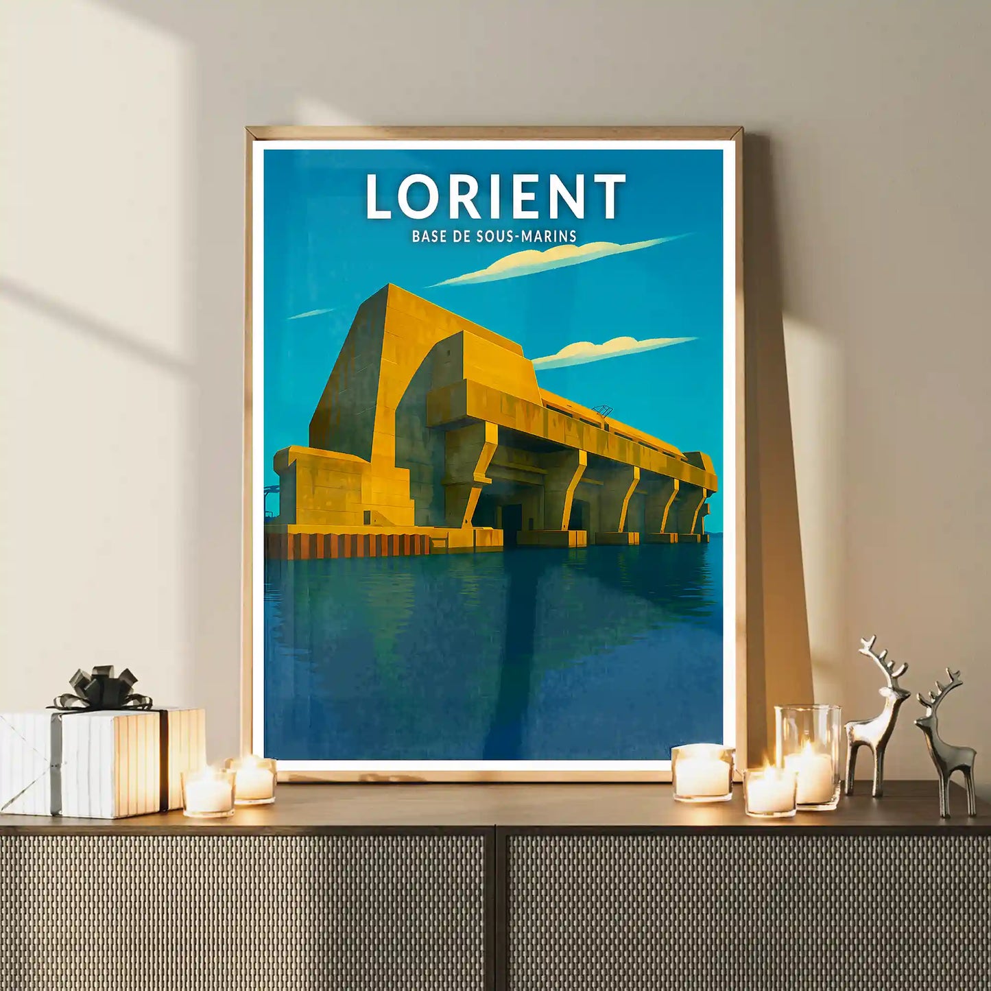 Affiche - Lorient - Base de Sous-Marins