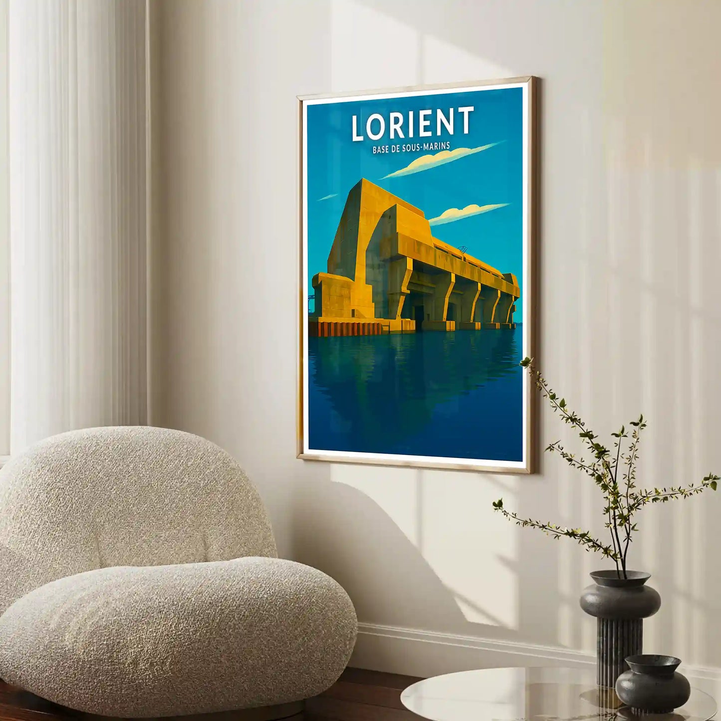 Affiche - Lorient - Base de Sous-Marins