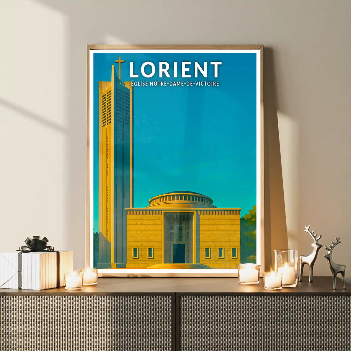 Affiche - Lorient - Église Notre-Dame de Victoire